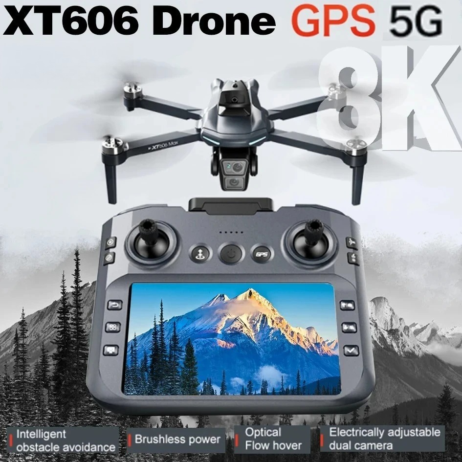 Drone Camera 4K - Original XT606 Drone Professional 8K HD