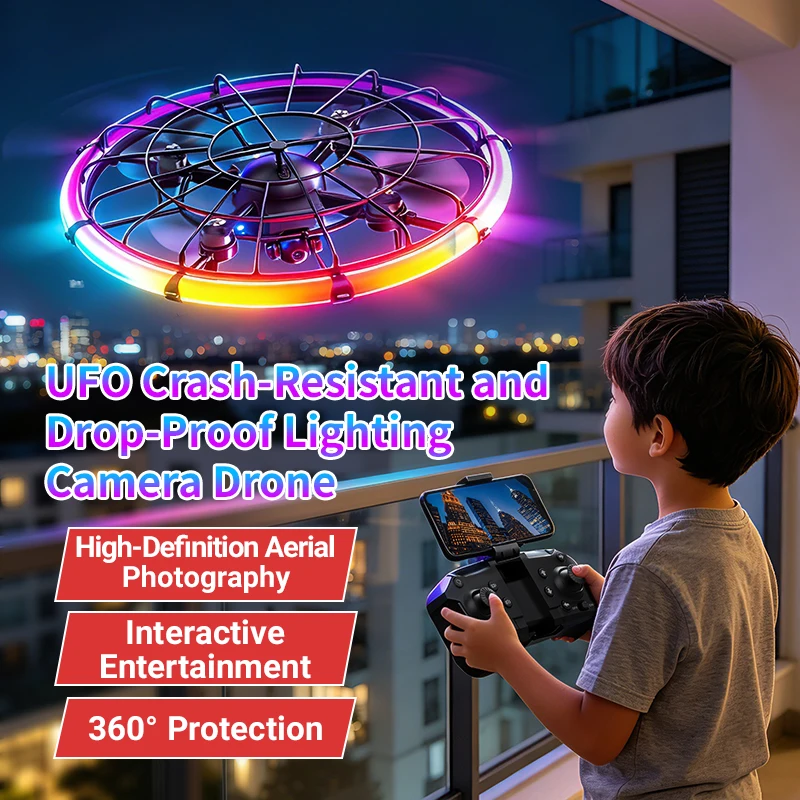 JJRC H145 UFO RC Drone with Du - đánh giá và giá Drone Camera Case